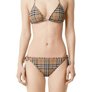 BRAND NEW Burberry 2 Piece Triangular Bikini Set
